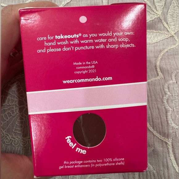 Commando Takeouts - Silicone Bra Inserts - Picture 2 of 5